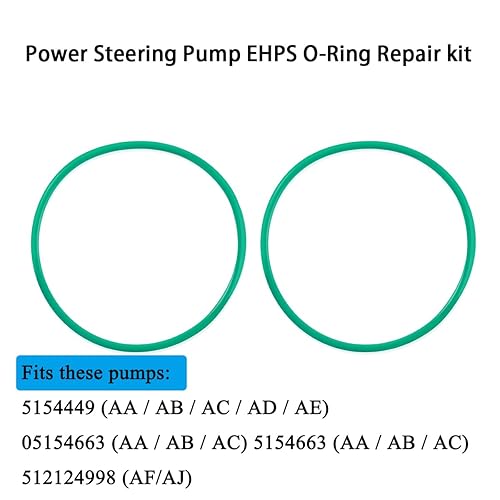 Miniatura 5 de Bomba de dirección asistida Reparación de junta tórica EHPS compatible con Jeep Grand Cherokee 2012-2018 (5154449, 05154663, 512124998)