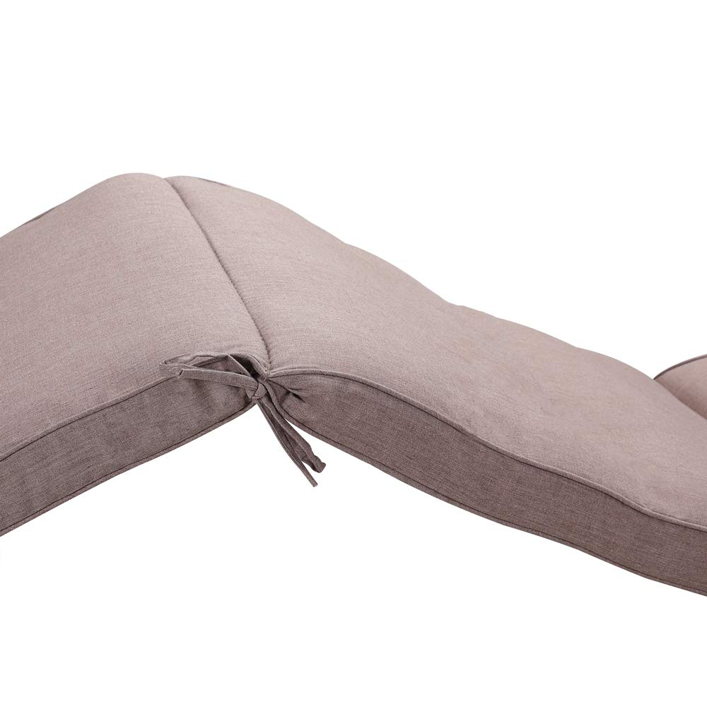 Detex Coussin de Chaise Longue Respirant Crème chiné