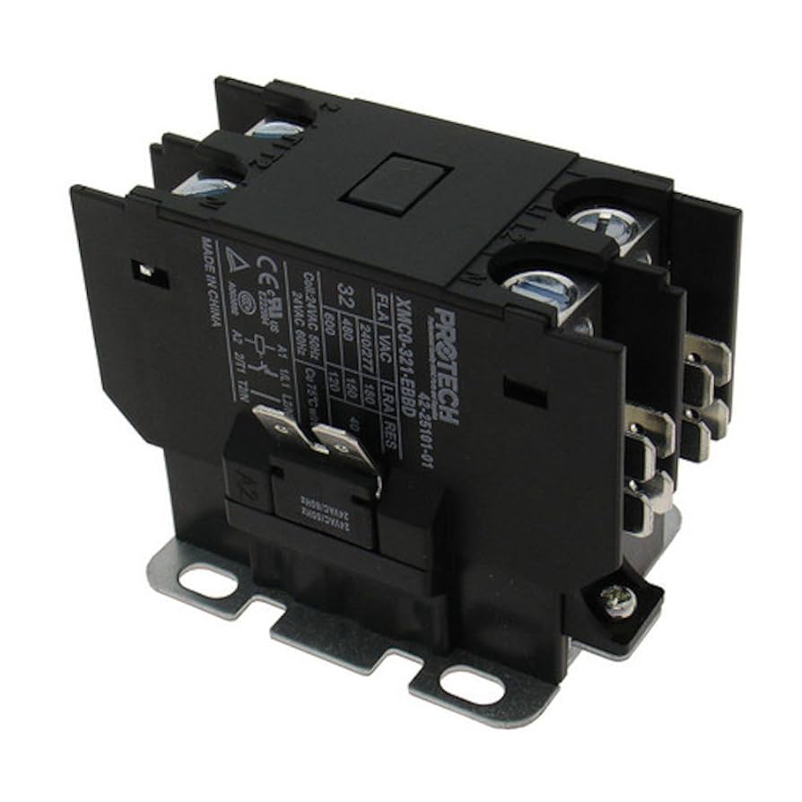 ▼ toLA✯24 Rheem Ruud 30A 1 Pole Contactor with 24V Coil 42-25101-01