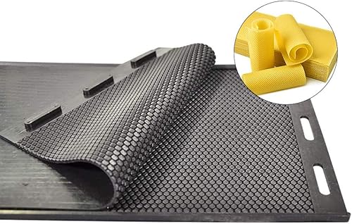 Molde de prensa de base de cera de abejas de silicona para base de cera de abejas, hojas de cera de abeja, hojas de panal para hacer moldes