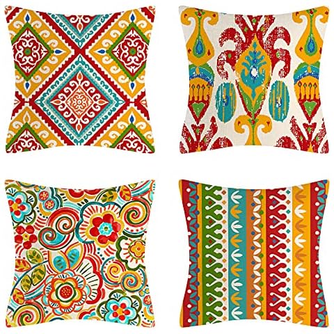 Fundas de Cojines Boho Geométricas Cover
