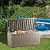 TARKARI 200 Gallon Lockable Resin Deck Box, Waterproof & UV-Resistant Outdoor Storage Box for Outdoor Cushion Storage, Garden Tools & Pool Accessories Storage, Gray
