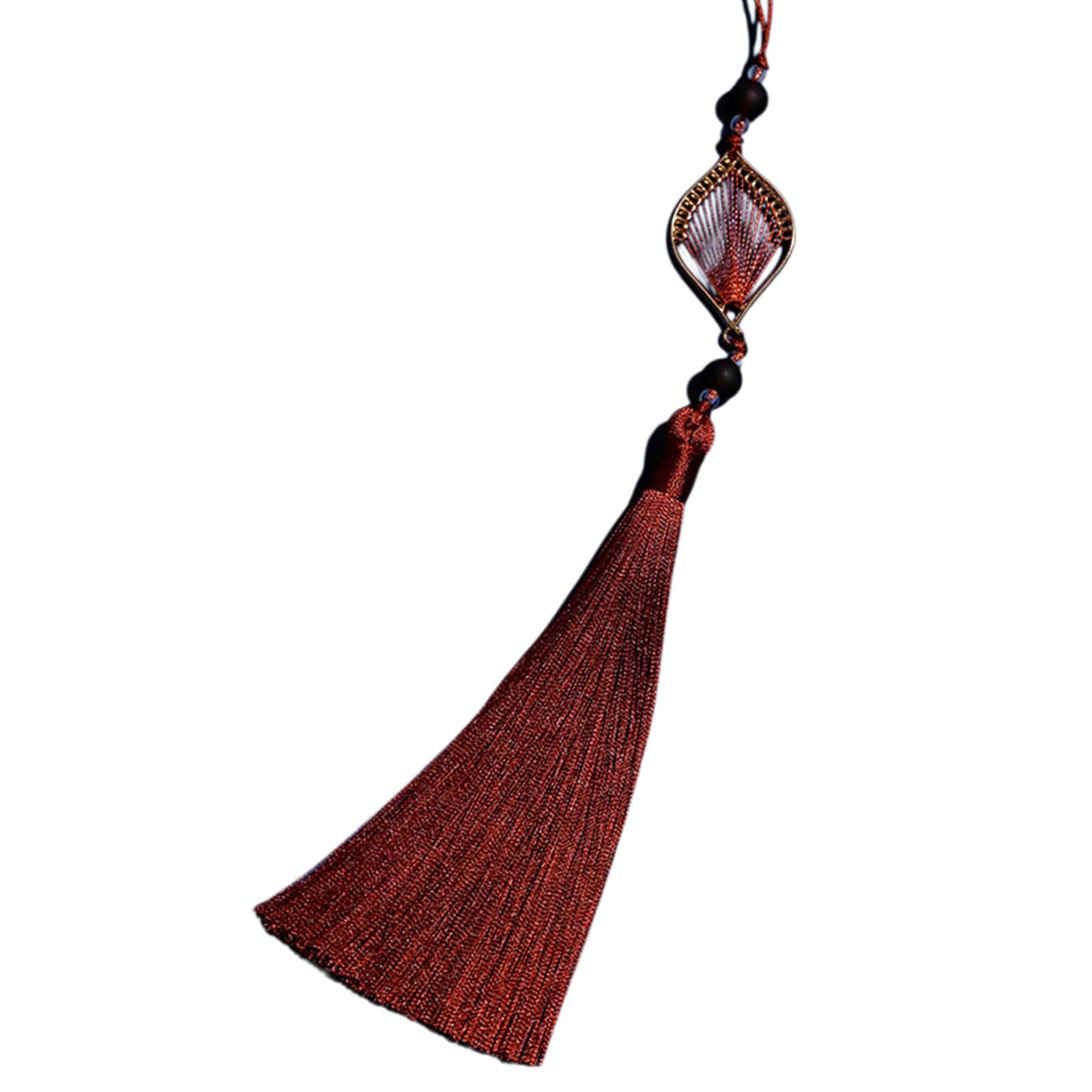 Artistic Chinese Tassel Decorative Pendant Charm Polyester Tassel Colorful Hanging Pendant Phone Charms