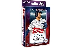 2024 Topps Series 2 Navy/Red/White Hanger Pack - 59 Baseball Trading Cards