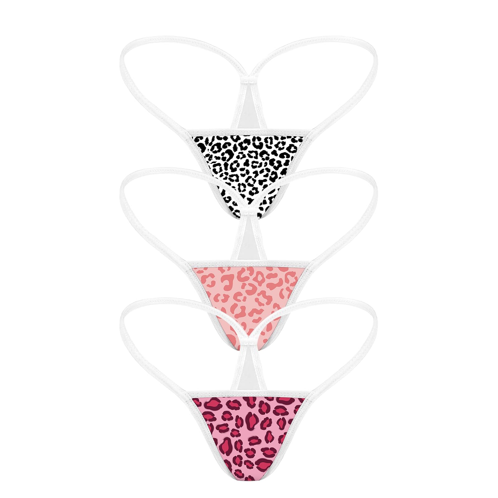 ETAOLINE Women's Low Rise Micro Back G-string Tiny Thong Panty