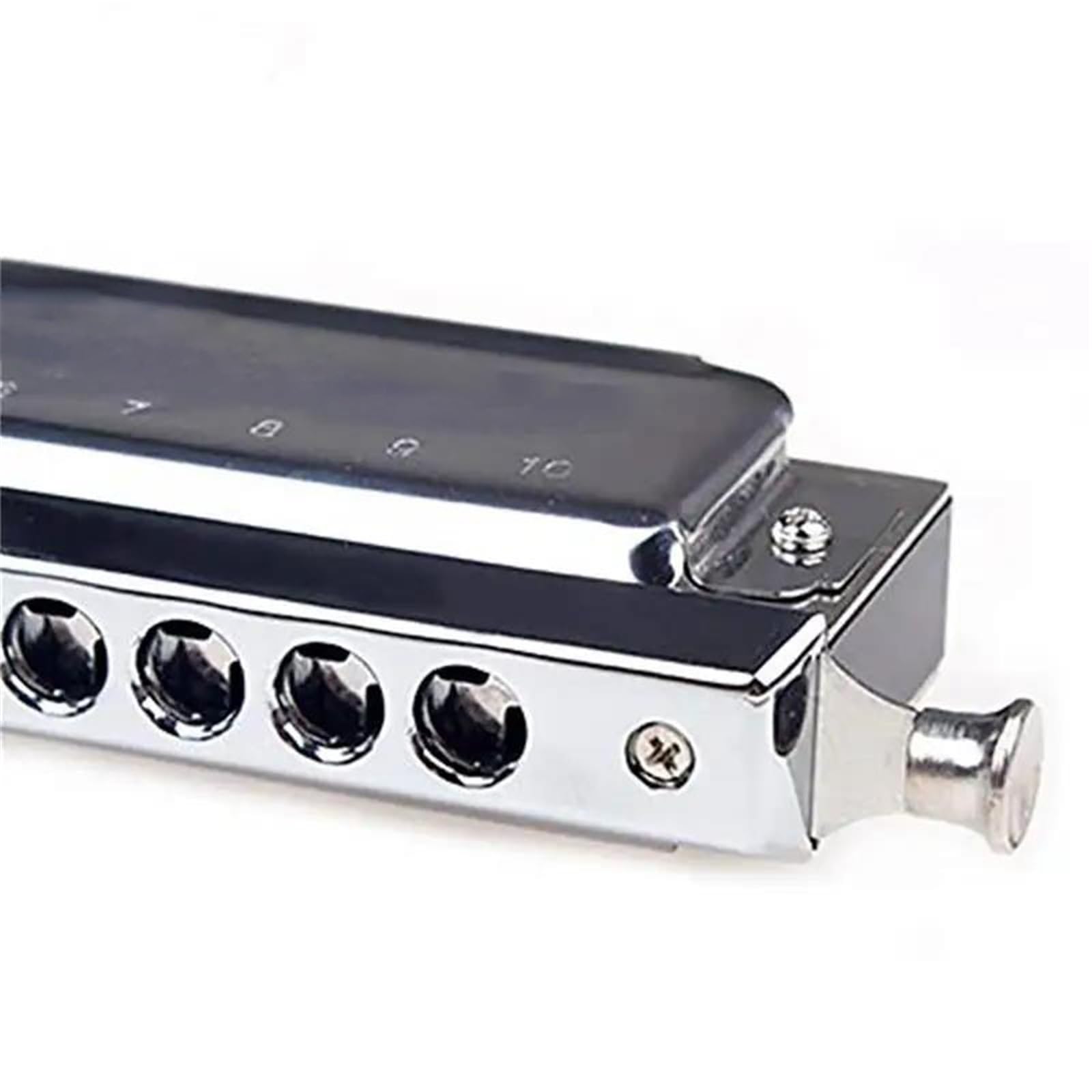 Harmonijka Harmonijka Chromatyczna C Klucz Wymienny 10 Otworów 40 Tonów | Harmonijka chromatyczna Klawisz C Zmienne dźwięki Instrument muzyczny 10 otworów 40 tonów dla początkujących dorosłych