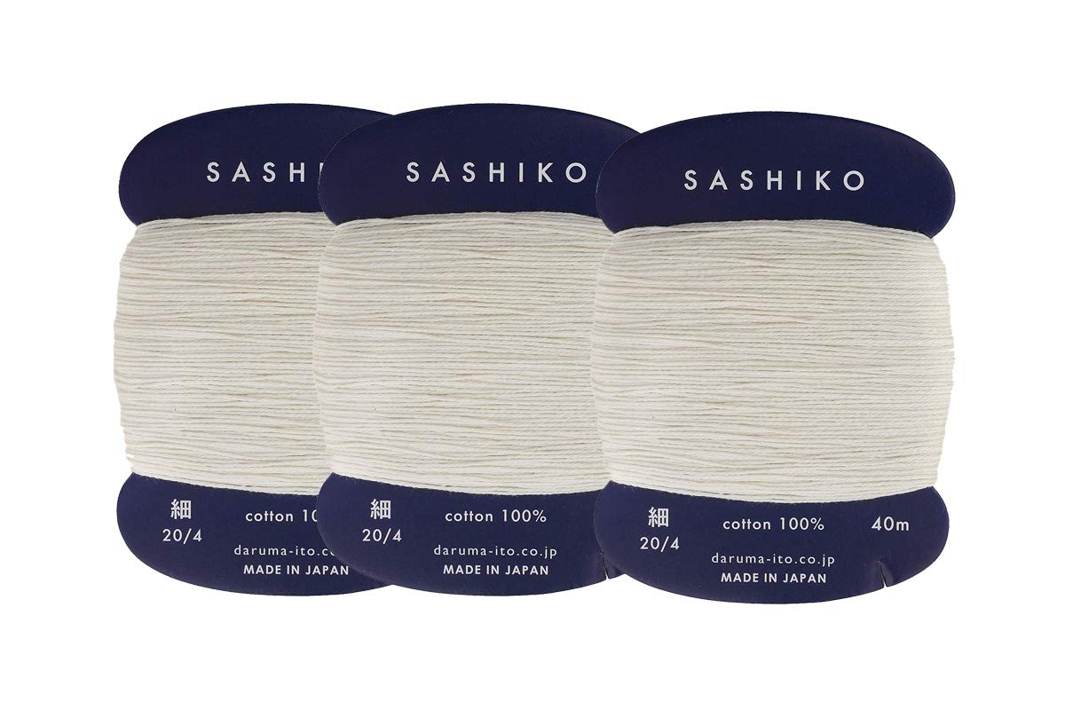 Daruma Sashiko Thread Card | #202 Thin 40 Meter (3)