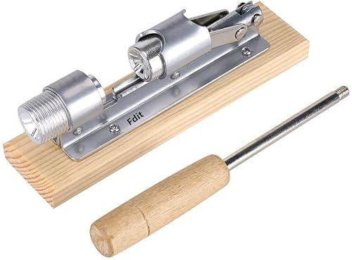 Miniatura 7 de Fdit Herramienta de abridor de alicates de nuez de nuez de nuez resistente, base y mango de madera de nogal