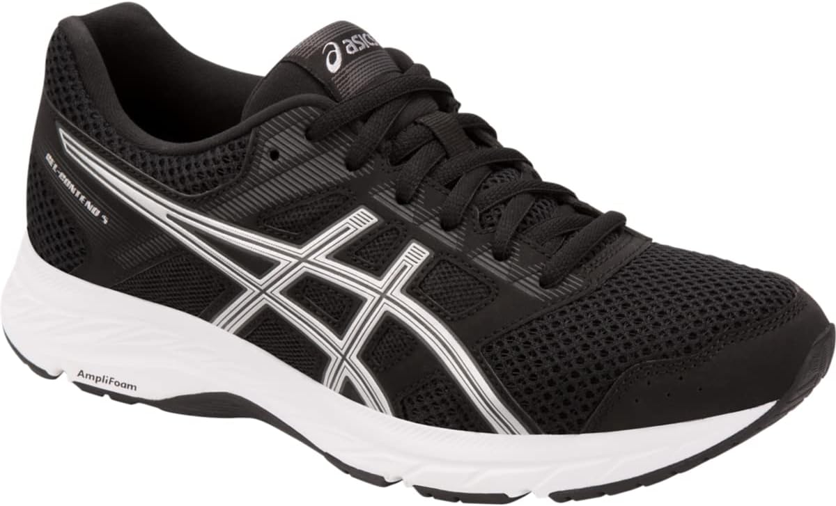 ASICS Women's Gel-Contend 5 Running Shoes 6 Black/Silver