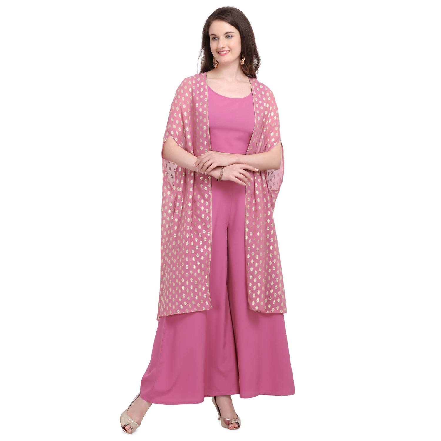 Grab The FabWomen's Poly Crepe Kurta Set