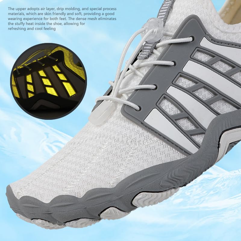 Water Shoes Mens Womens Barefoot Beach Swim Shoes Non-Slip Hiking Sneakers for Surf Yoga Water Aerobics4