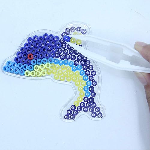 Miniatura 3 de Minelife Paquete de 20 tableros de cuentas de fusible de 0.197 in, tableros de clavijas de plástico transparente, kit de cuentas fusibles de