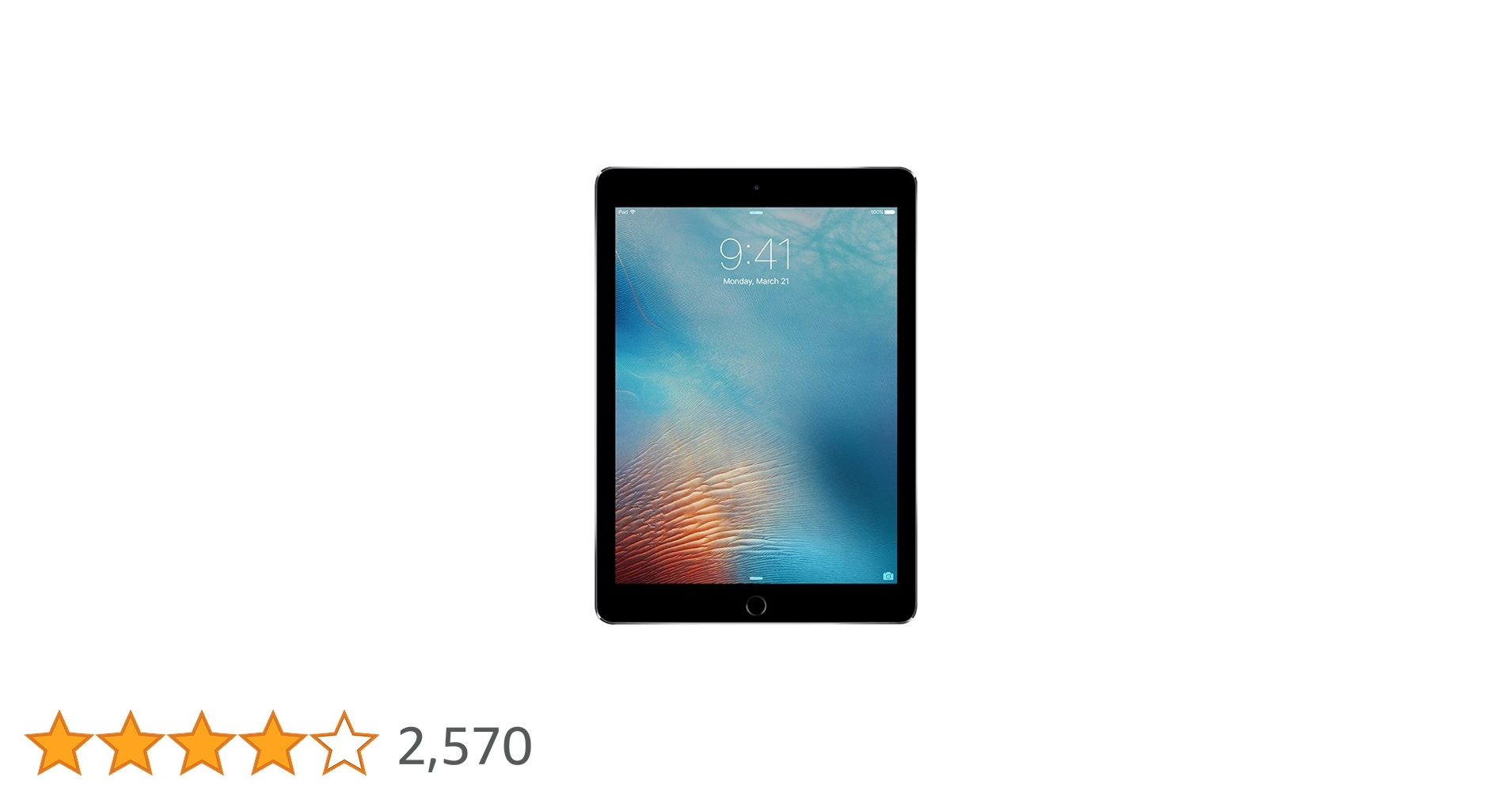 iPad Pro 9.7-inch (32GB, Wi-Fi + Cellular, Space Gray) 2016 Model