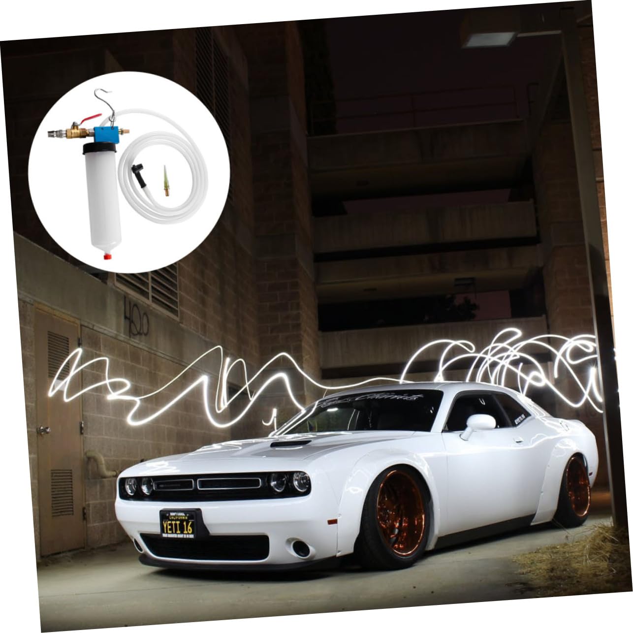 Cabilock Car Brake Fluid Replacement Tool Pneumatic Pump Oil Bleeder for Efficient Brake Fluid Change Cars Trucks and Motorcycles Automotive Fluid Extractor