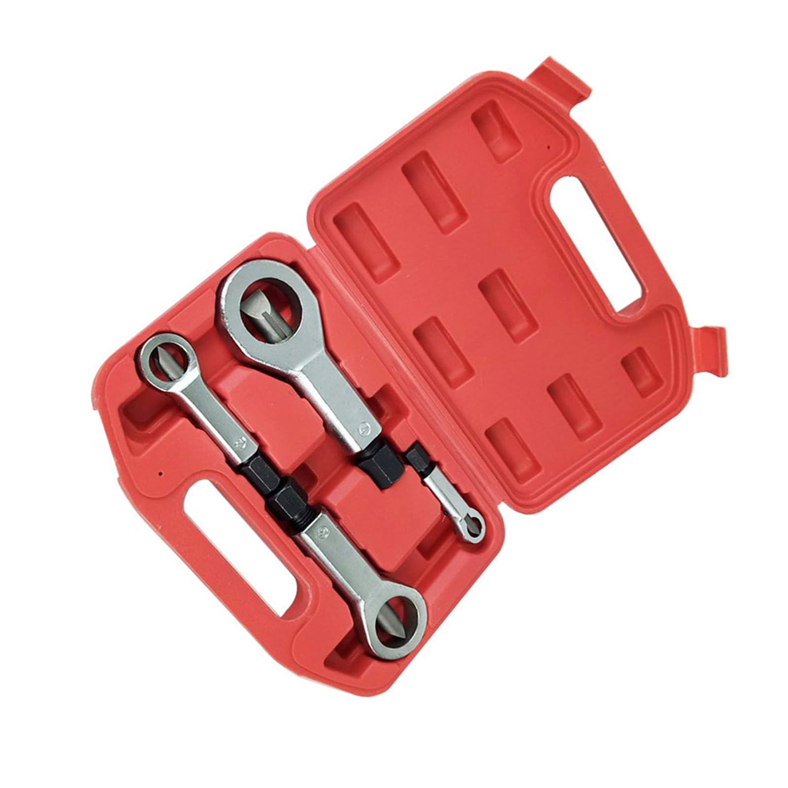 Msioytog Professional Nut Breaker With Nonslip Grip Multiple Size Compatibility Resistant Steel Delicate Design For Mechanics Multiple Size Nut Splitter Tool