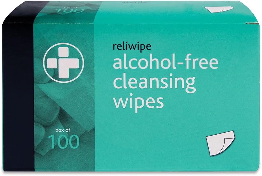 Reliance Medical AlcoholFree Cleansing Wipes Pack of 100 Amazon.co