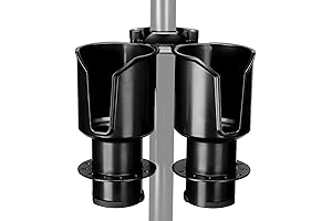 KEMIMOTO Boat Cup Holder with Rod Rack