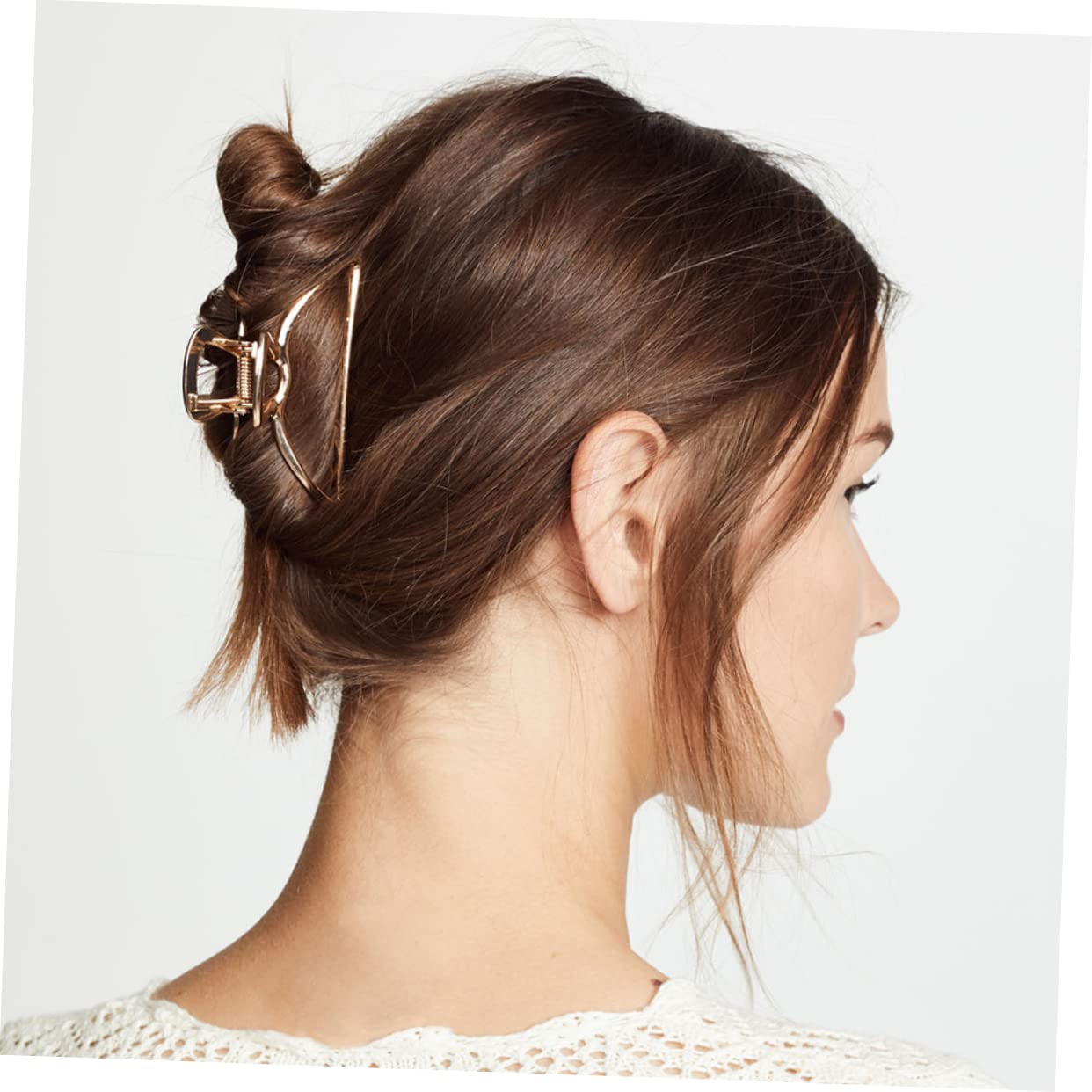 FRCOLOR 9stücke Große Haarklammern Matte Haarspangen Für Damen Roségold Glänzendem Gold Und Silber Rutschfest Und Stylisch Für Hochzeiten Und Partys