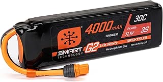 Spektrum 11.1V 4000mAh 3S Smart G2 LiPo Battery 30C: IC3, SPMX43S30