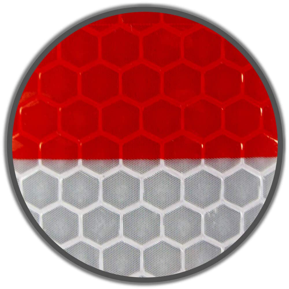 Verkehrs-Leitzylinder FLEX, neigbar, rot/weiß reflektierend, 100 cm aus Kunststoff, Art.-Nr. 37175 | Leitzylinder | Kunststoff Pfosten | Absperrpfosten