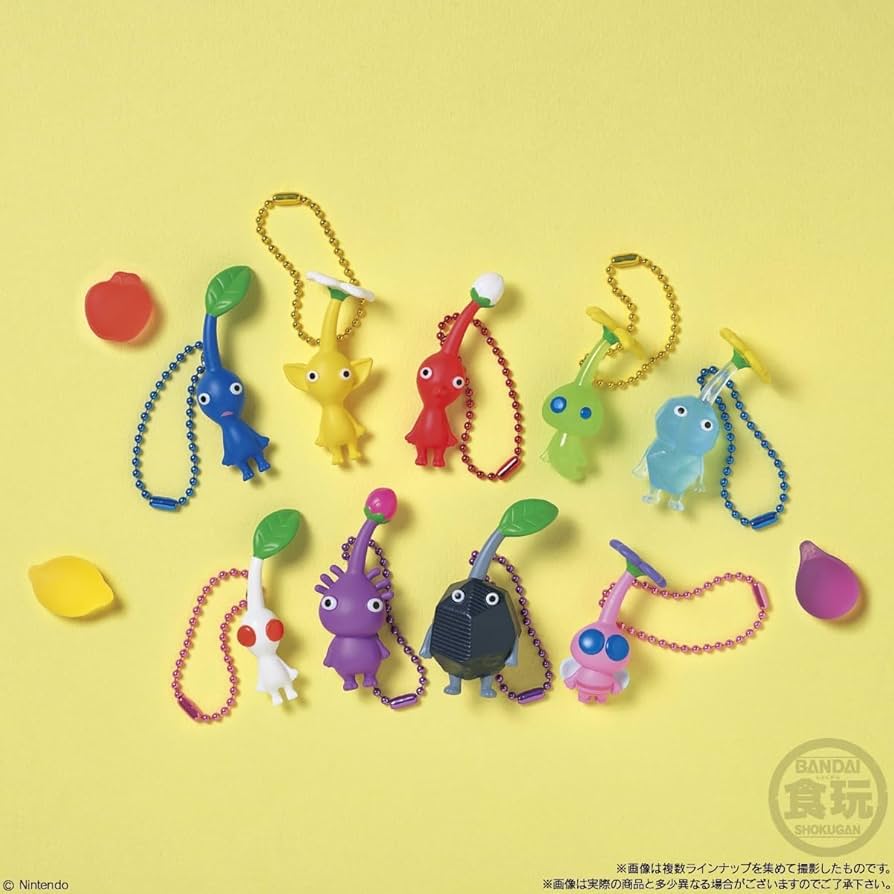 ピクミン　マスコット＆フルーツグミ　コンプセット Amazon.co.jp: 全9種 コンプリート ピクミン マスコット