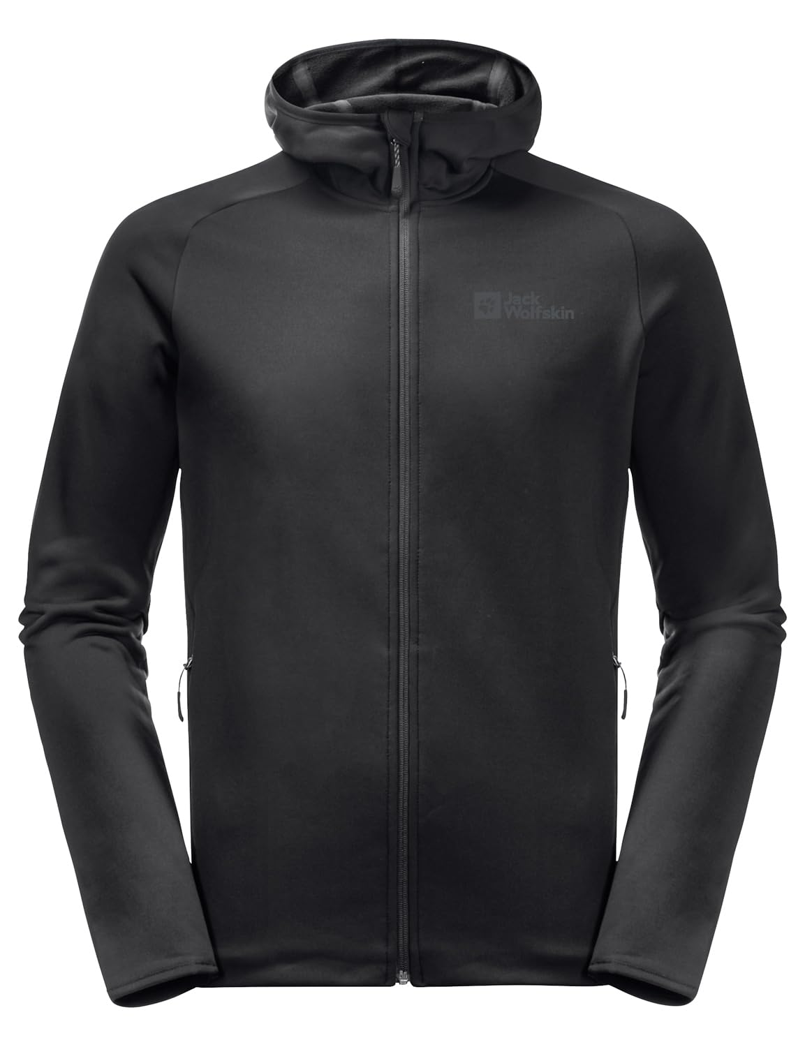 Jack Wolfskin Herren Baiselberg Hooded Fz M Fleece Jacke, Schwarz, S EU