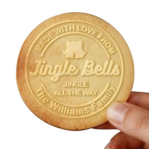 Miniatura 10 de 2023 Personalized Christmas Cookie Stamp with Name 3.1 inch Custom Cookie Stamp Funny Christmas Gifts For Fondant, Frosting, Decorative CakesSugar