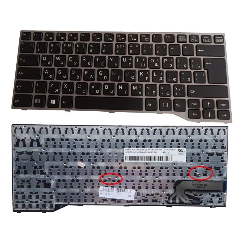 COMPAE - New RU FOR Fujitsus Lifebook E733 E734 E743 E744 keyboard Without Backlit Rusiann laptop keyboard