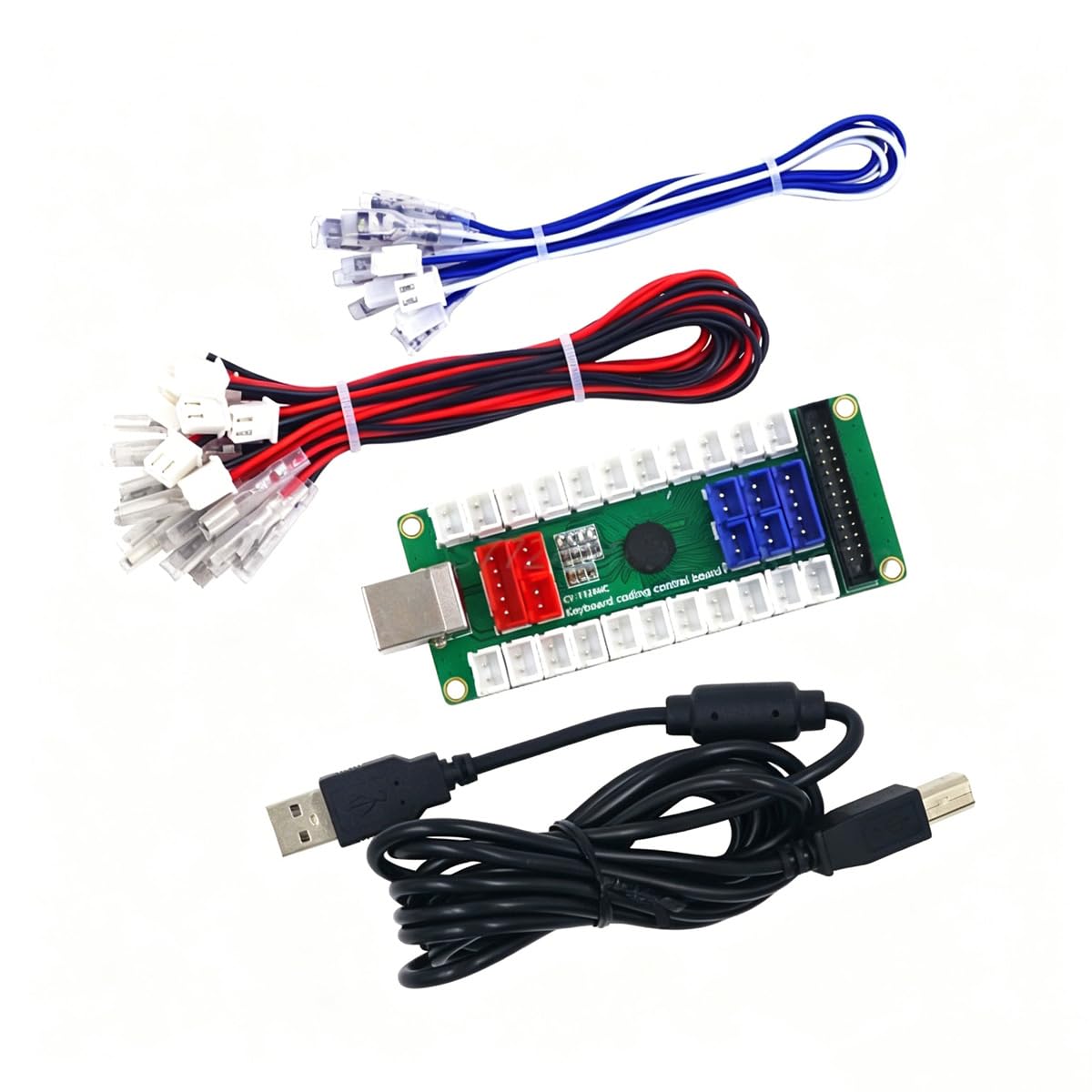 Teron DIY Arcade Keyboard Development Board Accessory Kit,Development Keyboard Encoder Board Game Controller