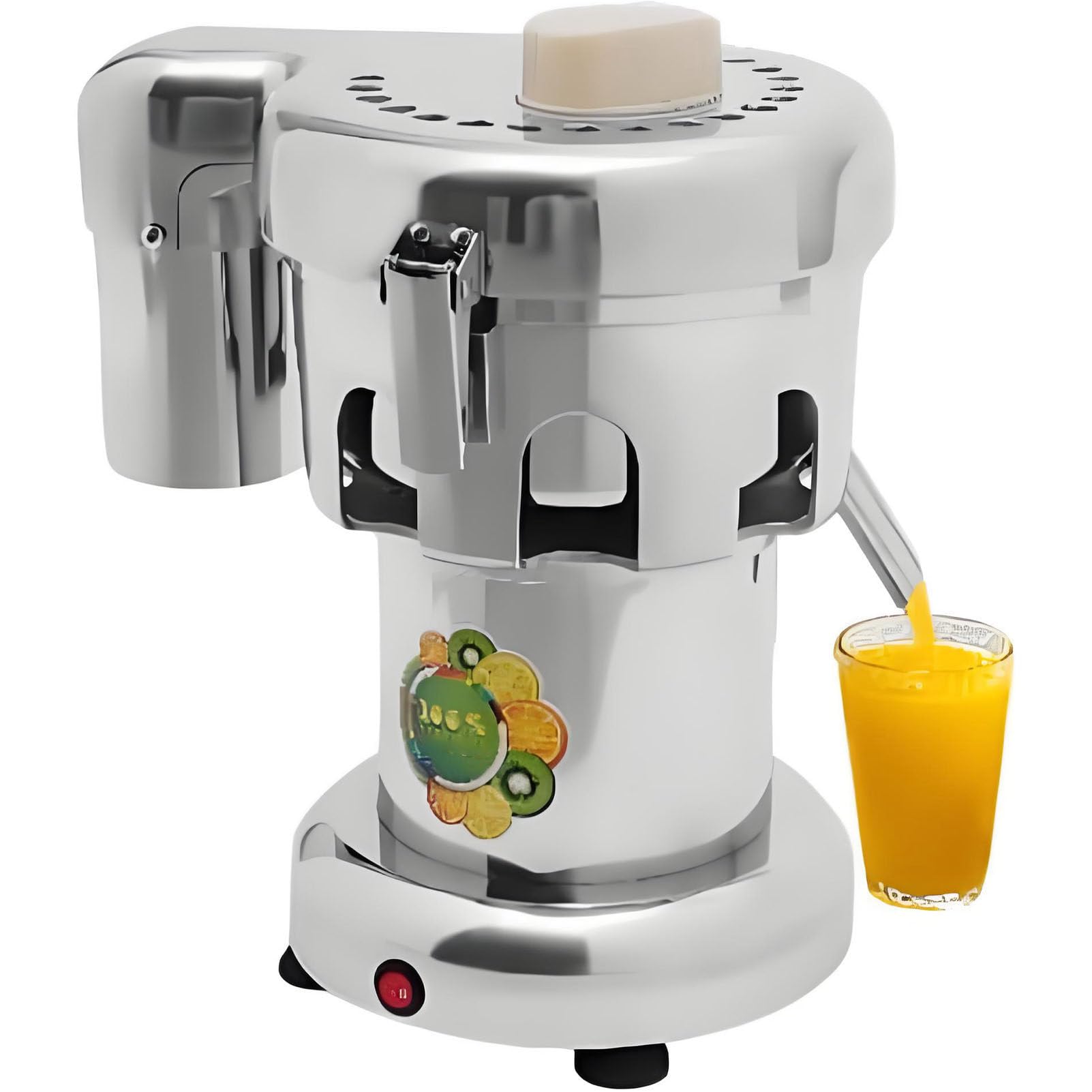 Extracteur de jus Professionnel, centrifugeuse en Acier Inoxydable 370 W pour Fruits et légumes, qualité Industrielle.