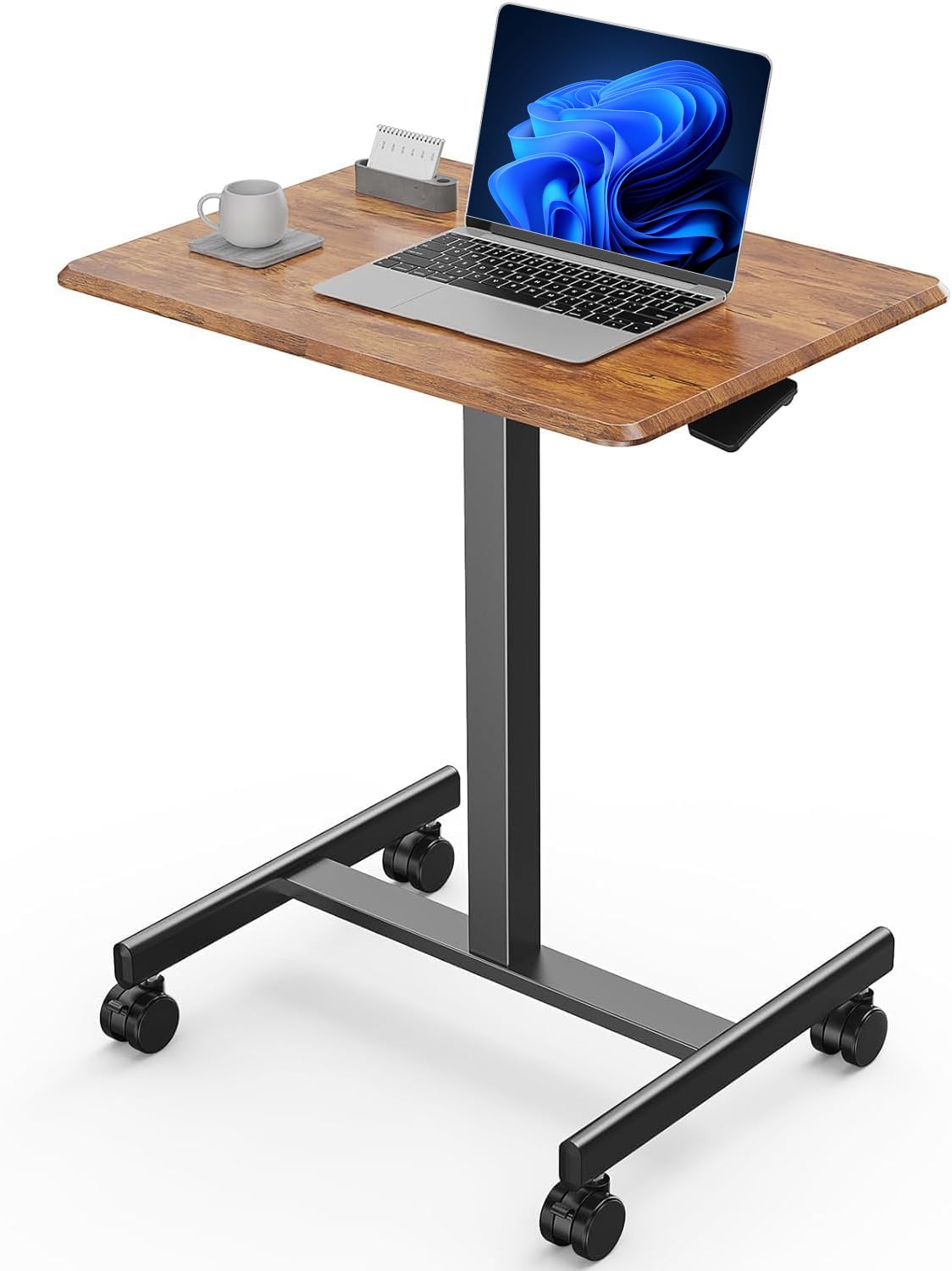 Buy Sweetcri Small Mobile Rolling Standing Desk Overbed Table