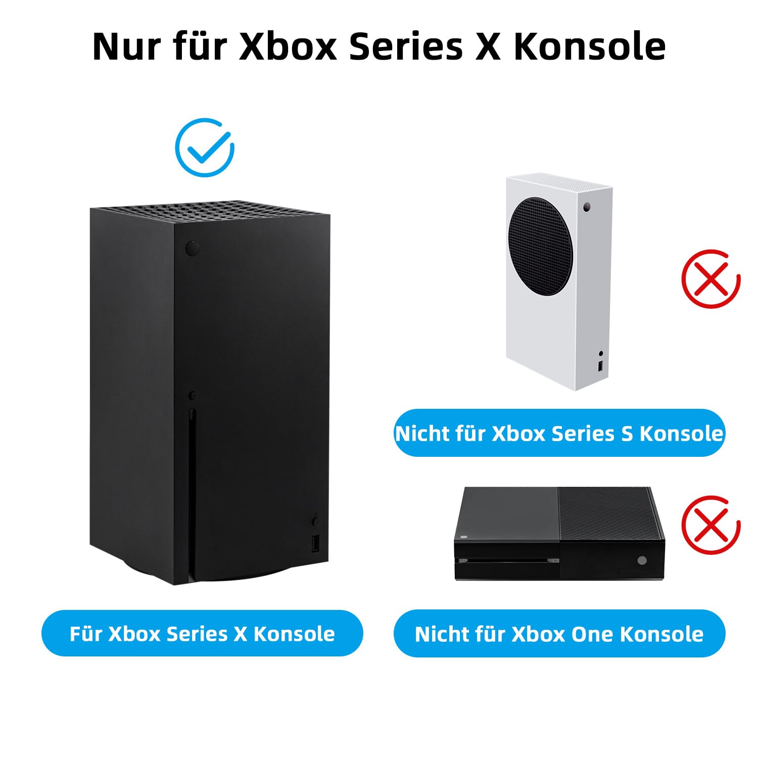 Mcbazel Magnetische Smart Wraps Hülle Schutzhülle Hülle Abdeckung Case für Xbox Series X