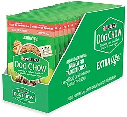 Pack Dog Chow Ração Úmida Adultos Frango - Com 15 Sachês 100g
