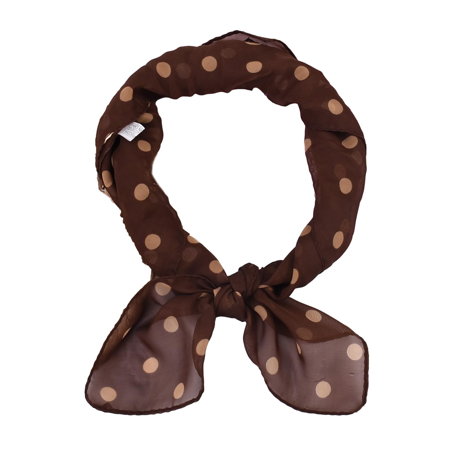 Amazon | [giyumi] 多用途の黒のドットバンダナ、普段着や