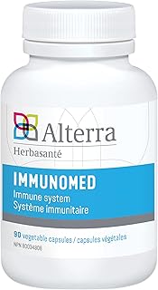 Alterra Immunomed for Immune Support| Helps to Maintain Healthy Skin, Connective Tissue Formation, Metabolize Carbohydrates, Fats, and Proteins | Immune Booster 90 Vegetable Capsules | Made in Canada