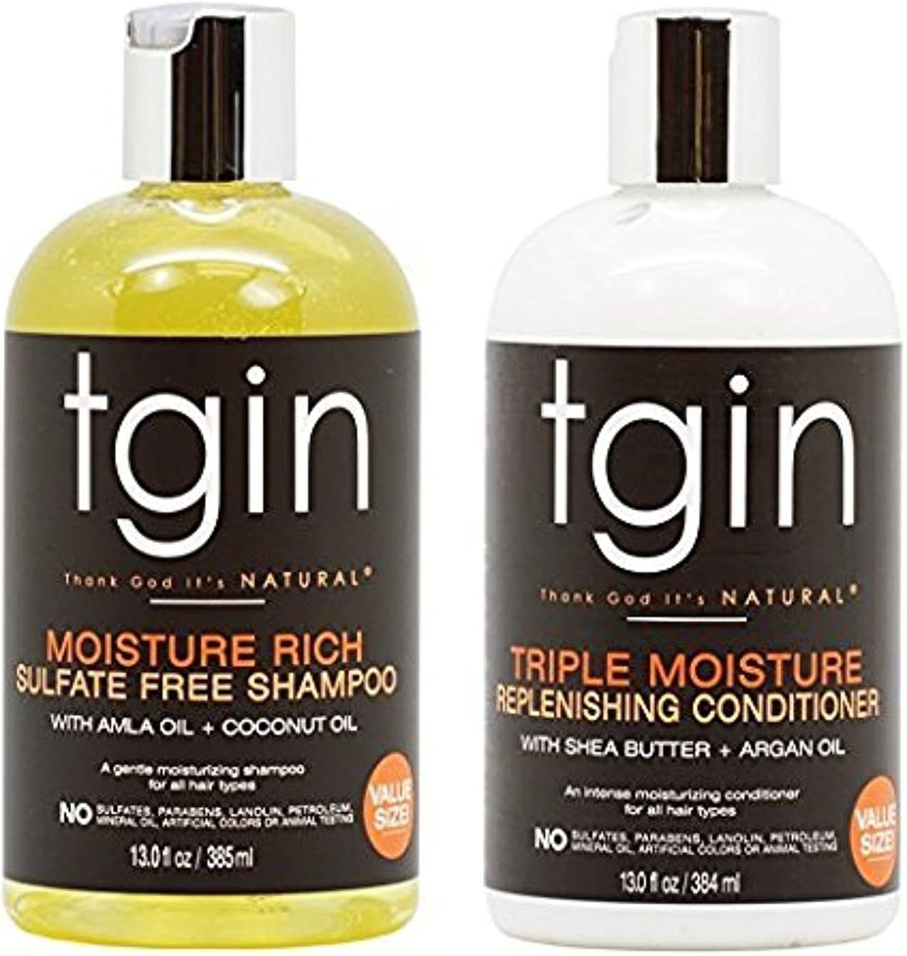 TGIN Moisture Rich Sulfate Free Shampoo & TGIN Triple Moisture
