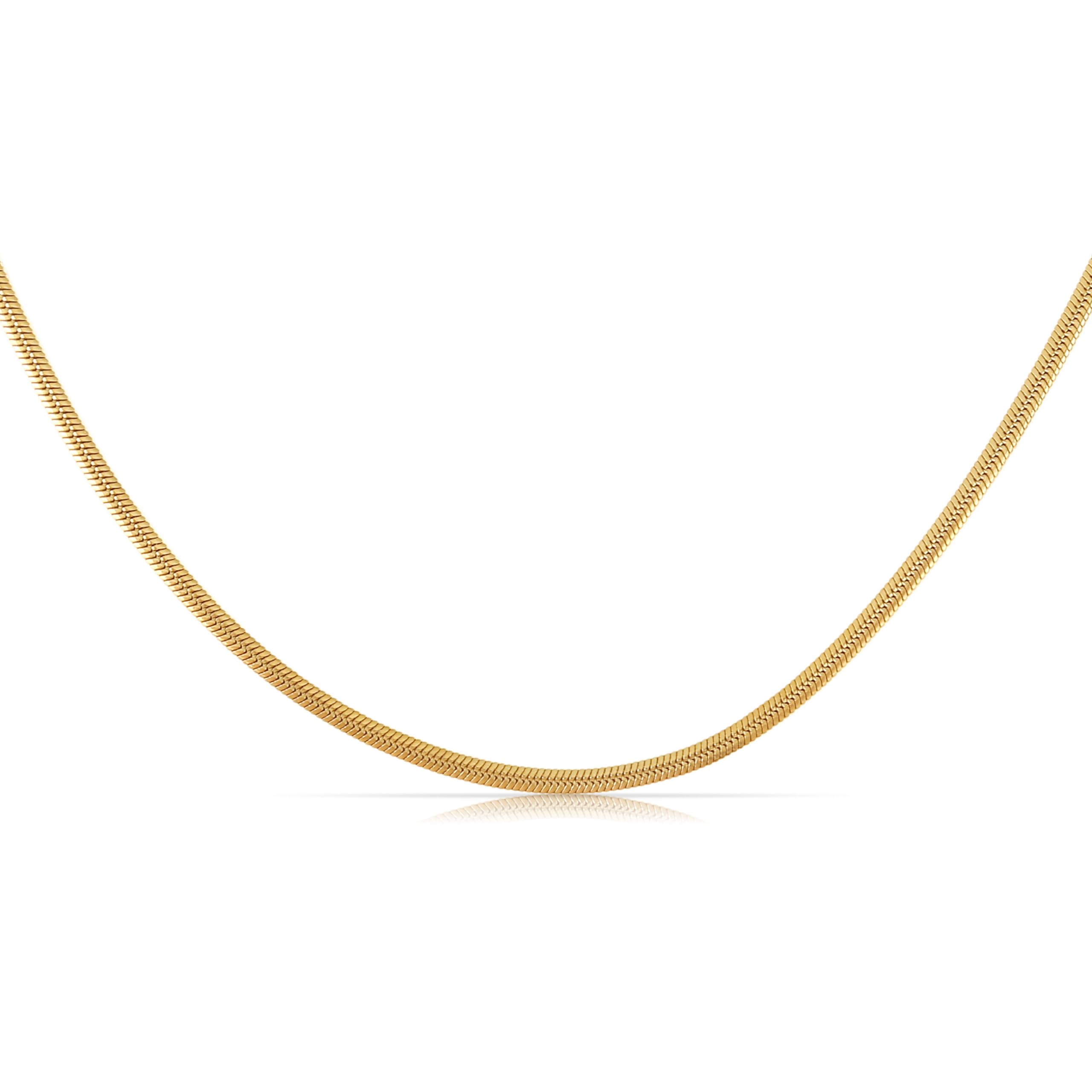 Made by Nami Brillenkette Damen & Herren Brillenband Schlangen Design Gold oder Silber 70cm