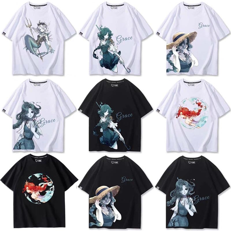 Amazon.co.jp: 渔女 Tシャツ 半袖 第五人格 アイデンティティ5