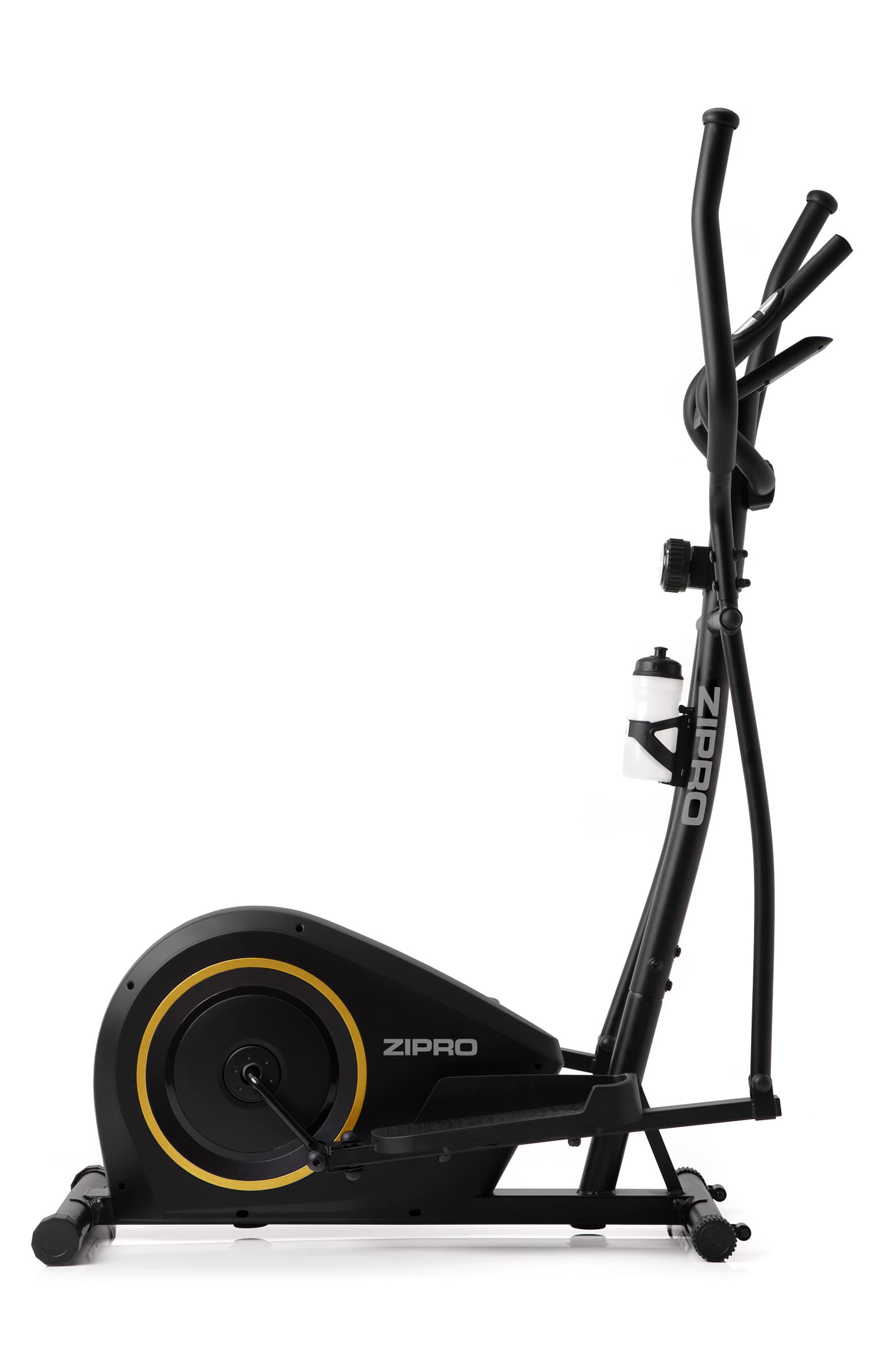Zipro Crosstrainer Burn, elliptique jusqu'à 120 kg, équipement d'entraînement Cardio à Domicile, Appareil de Fitness, Machines d'exercice, vélo elliptique, 8 Niveaux de résistance