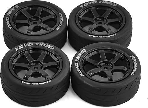 Miniatura 10 de Lifehead - Neumáticos y ruedas para 110 RC On-Road Touring Drift Car HSP Tamiya XV01 TT01 TT02 HPI Kyosho FAZER MK20.472 in Hex