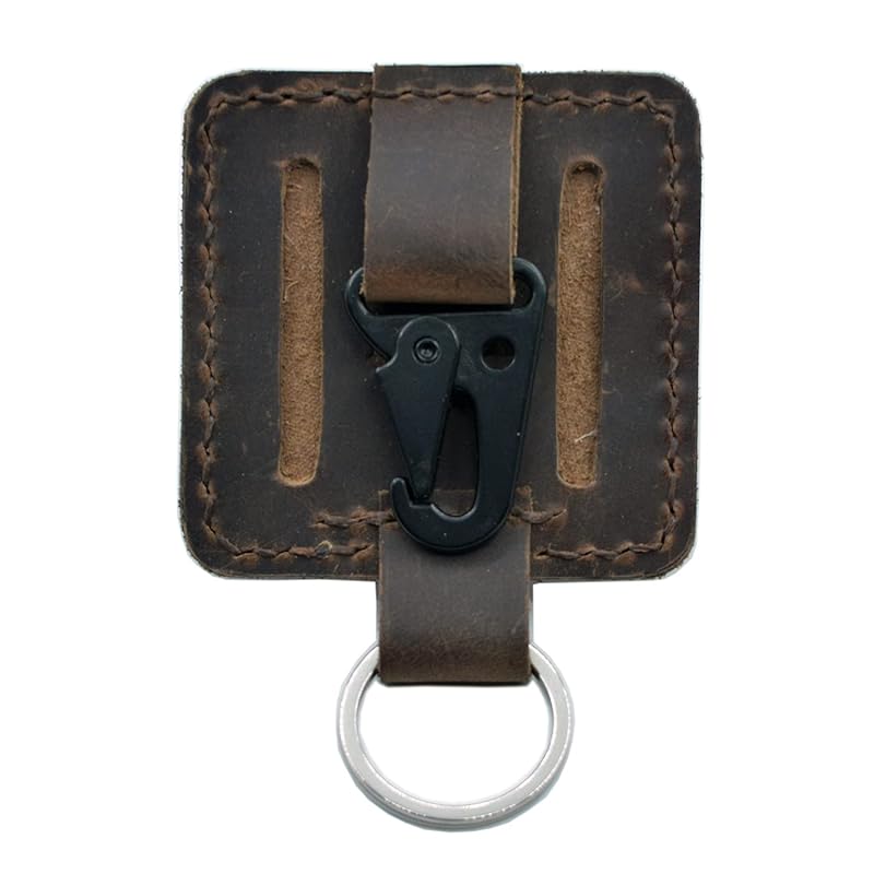 Leather key fob Belt keychain Belt hook Belt key holder EDC Leather
