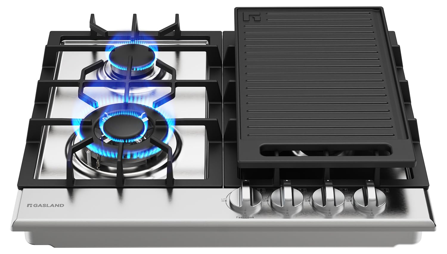 GASLAND 24 Inch Gas Cooktop with Griddle