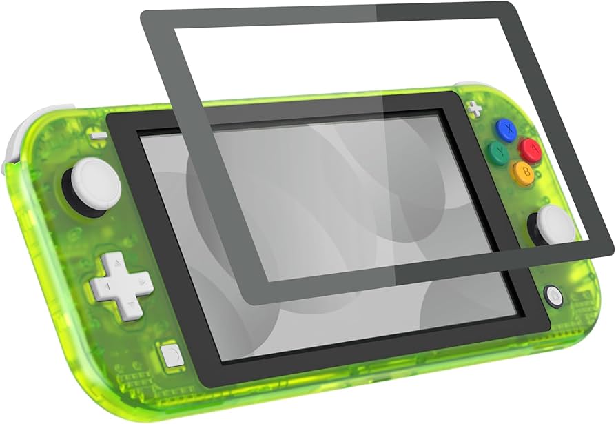 Amazon.com: eXtremeRate Clear Lime Green DIY Replacement Shell for