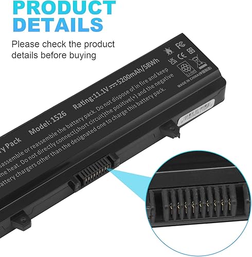 Miniatura 2 de Fancy Buying Batería para Dell Inspiron 1525 1526 1545 GP952