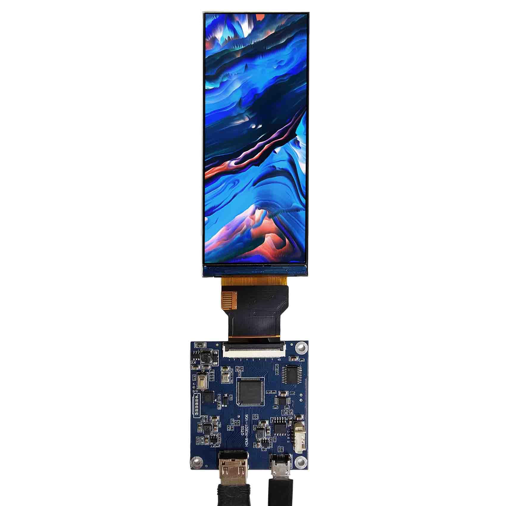 FanyiTek 3.99" 3.99 inch 400x960 450nit Mini IPS MIPI LCD Screen and Micro USB Control Board 41 pins