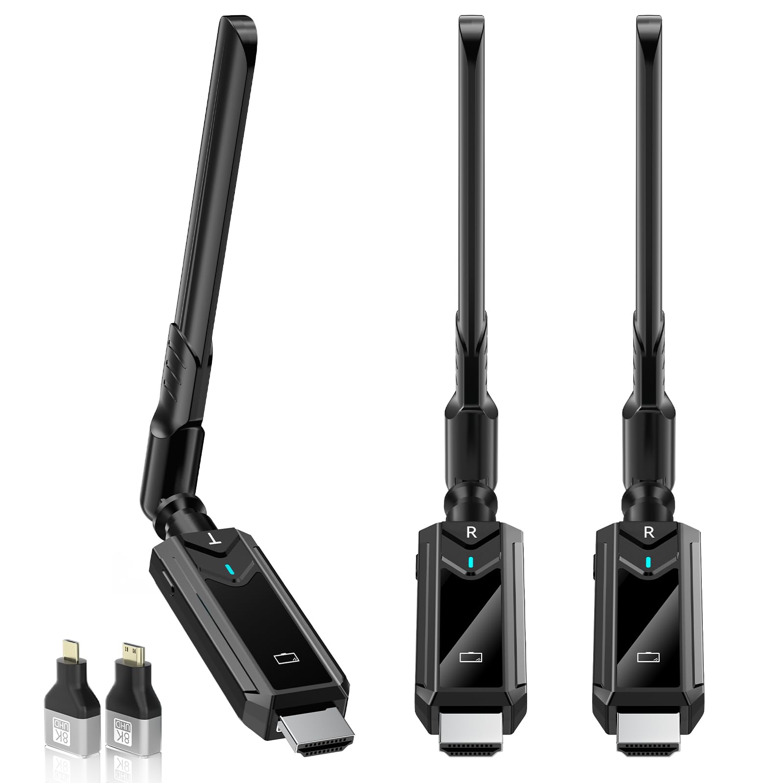 transmettitore wireless hdmi 2 ricevitori 4k 1148ft
