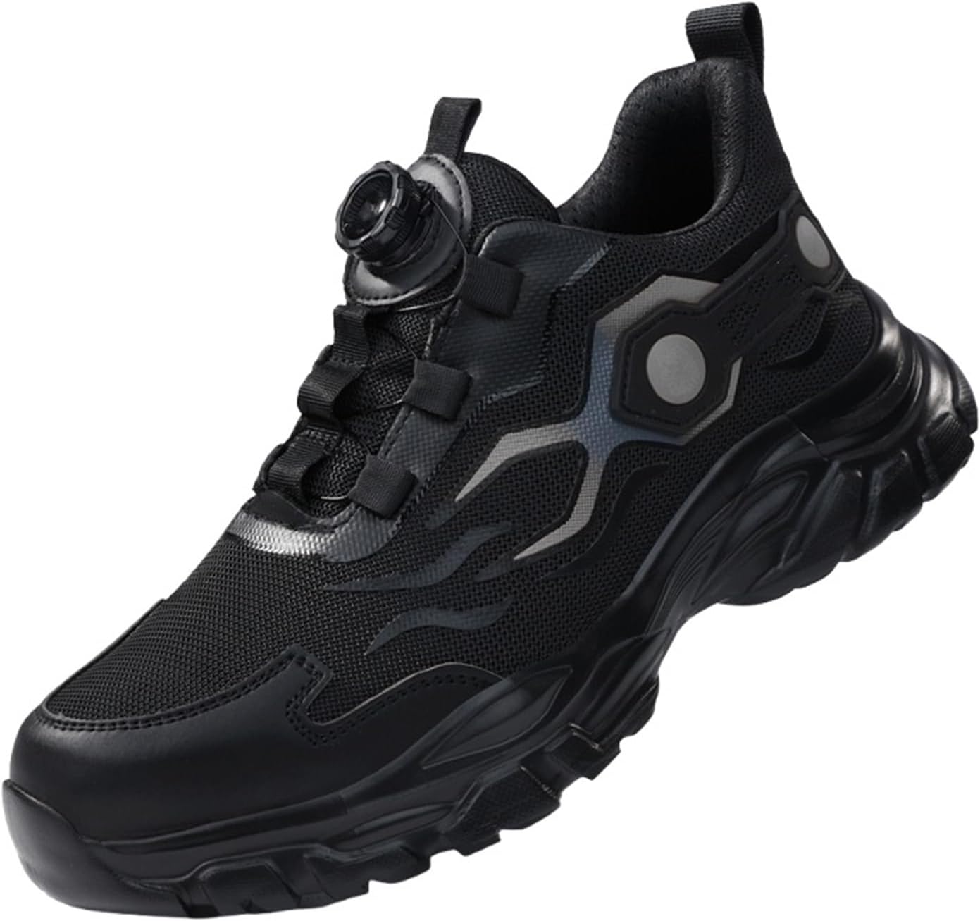 [TYDZGDS] 安全靴 メンズ レディース メッシュ作業靴 スニーカータイプ 軽量 ダイヤル式 通気 鋼先芯入り 夏用 蒸れにく