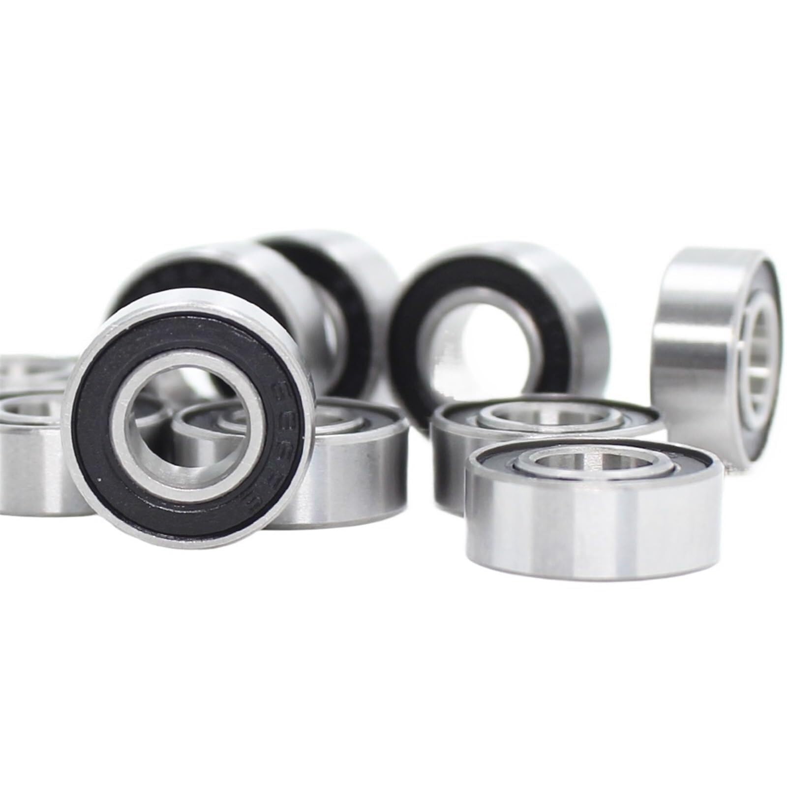 Industrial Shaft Bearings, 686-2RS Bearing 6x13x5mm ABEC-5 Miniature Hobby Electric RC Car Truck 686 RS 2RS Ball Bearings 686RS Black Sealed 10Pcs