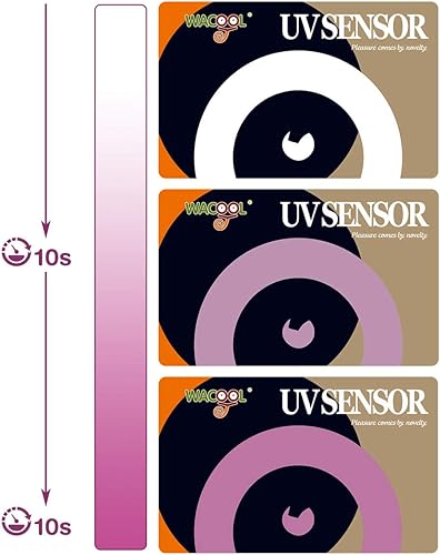 Miniatura 6 de WACOOL Luz de reptil UVA UVB compacta en espiral, lámparas de ahorro de energía de 26 W, bombilla UVA UVB 10.0 y kit de tarjeta de prueba UV para