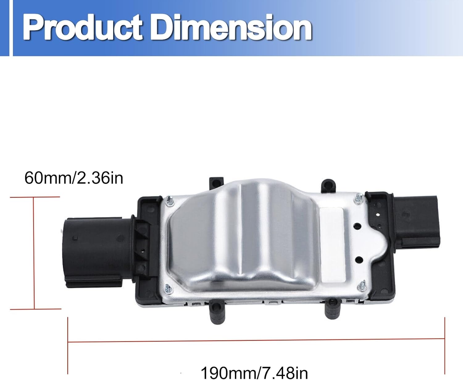 Engine Cooling Fan Control Module Compatible with Ford Escape Focus Transit Connect Replace 1137328464 1137328567
